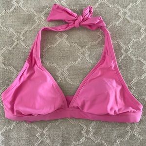 Lilly Pulitzer pink bikini top, size XS